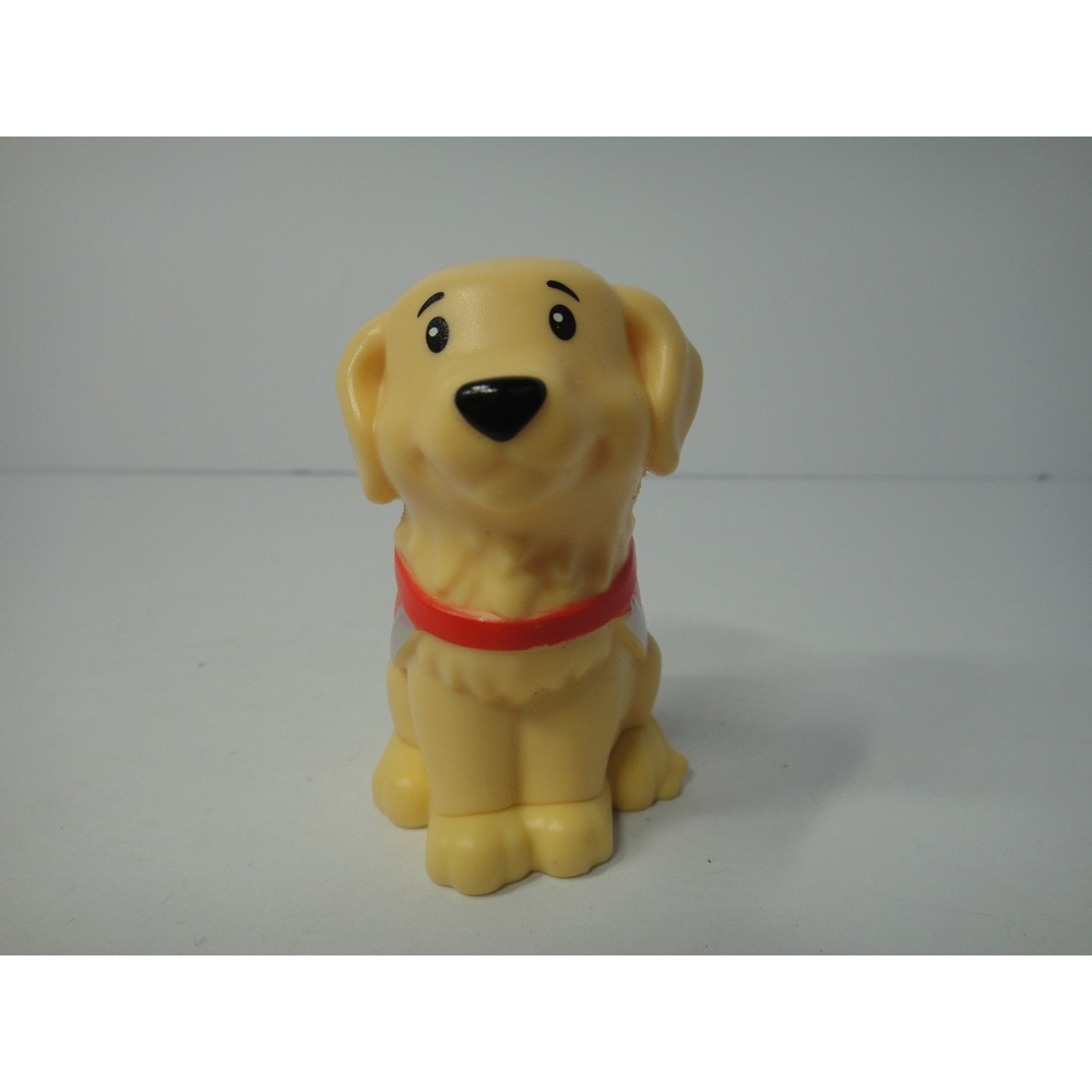 Fisher-Price Little People Golden Retriever Service Dog Yellow Lab Figure 2022
